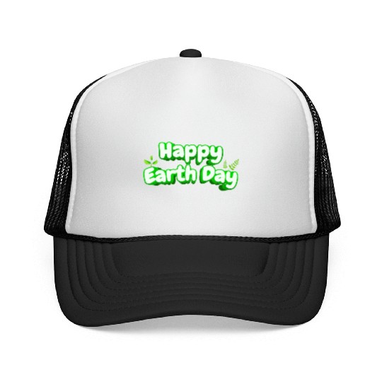 Happy Earth Day design . Trucker Caps