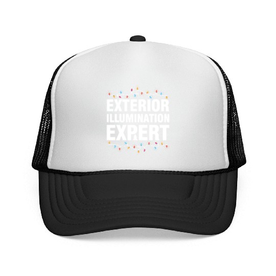 Exterior Illumination Expert Christmas Light Trucker Caps
