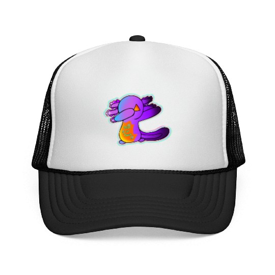 Jack O Lantern Axolotl Halloween Trick Or Treat 1 Trucker Caps