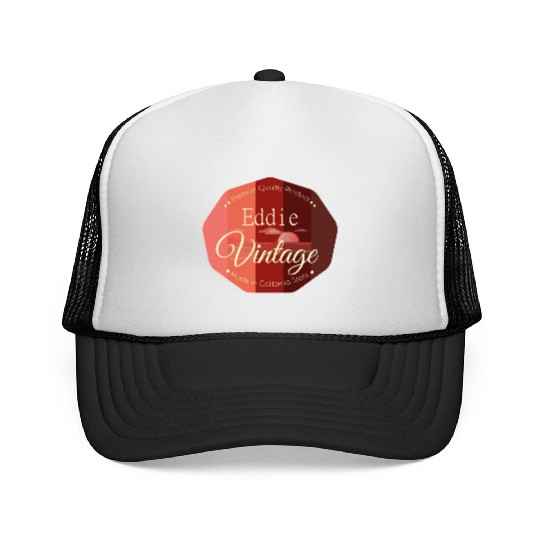 Eddie First Name Vintage Trucker Caps