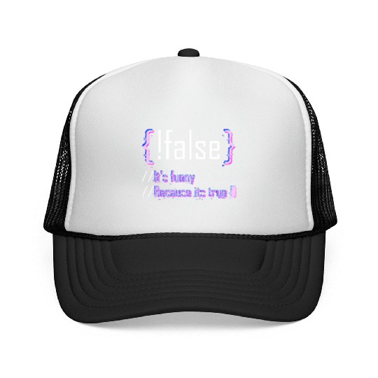 Programming Code Computer Science Web Trucker Caps
