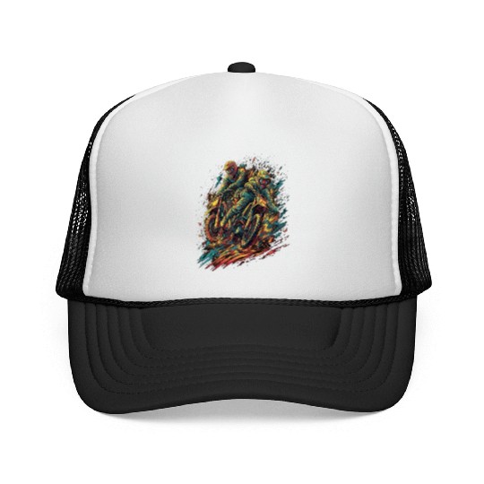 Dirt Biking Motocross Motorcycle Rider Biker Trucker Caps