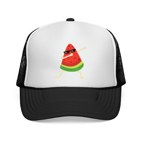 Dabbing Watermelon Melon summer Fruit Lover Trucker Caps