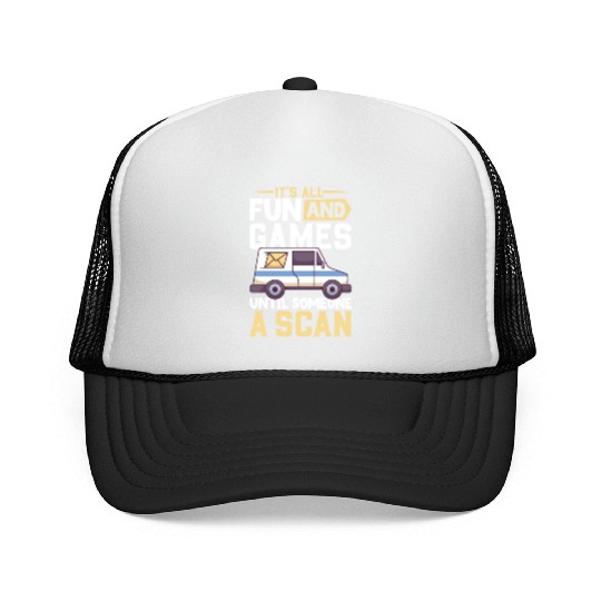 Postal Worker Mail Lady Mail Carrier Postal Trucker Caps