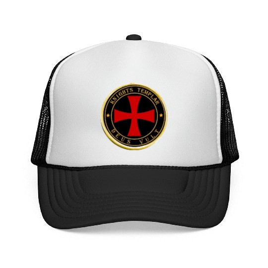 Knights Templar Deus Vult Trucker Caps