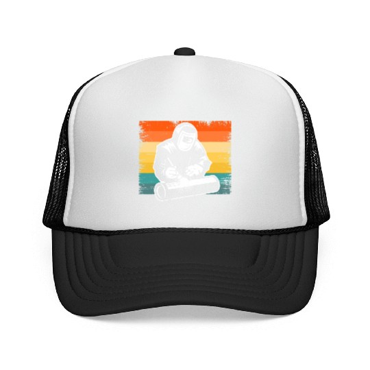 Retro Vintage Welding Lover Welder Men And Women Trucker Caps