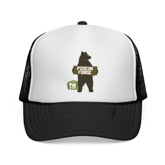 Pigeon Forge Tennessee Great Smoky Mountains Bear Trucker Caps