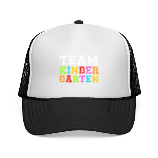 Team Kindergarten Teacher Graduation Trucker Caps