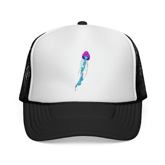 JellyFish Art Trucker Caps