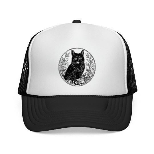 Cat Kitten Feline Meow Trucker Caps