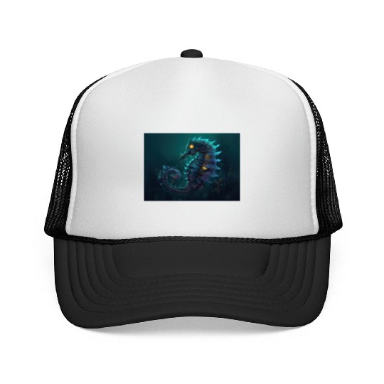 Neon Shark Attack Trucker Caps