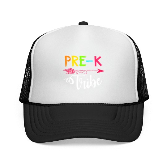Team Pre K Teacher Tribe Back To School Trucker Caps