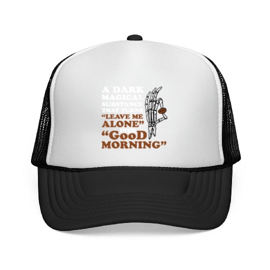 Coffee Morning Caffeine Beans Espresso Coffee Trucker Caps