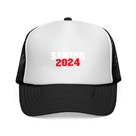 Senior 2024 Graduation School Back To School Trucker Caps