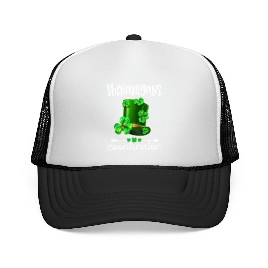Shenanigans Coordinator St Patrick'S Day Trucker Caps