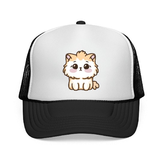 cute kawaii cat valentine gift 1 Trucker Caps