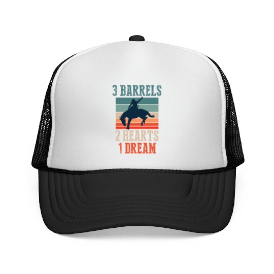 Barrel Racing Rodeo Trucker Caps