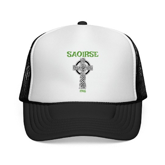 Saoirse Meaning Freedom Irish Republican With Celt Trucker Caps