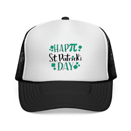 Pi Math Teacher Happy St PatricDay Trucker Caps