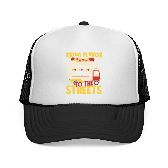Street Food Hotdog Trucker Caps