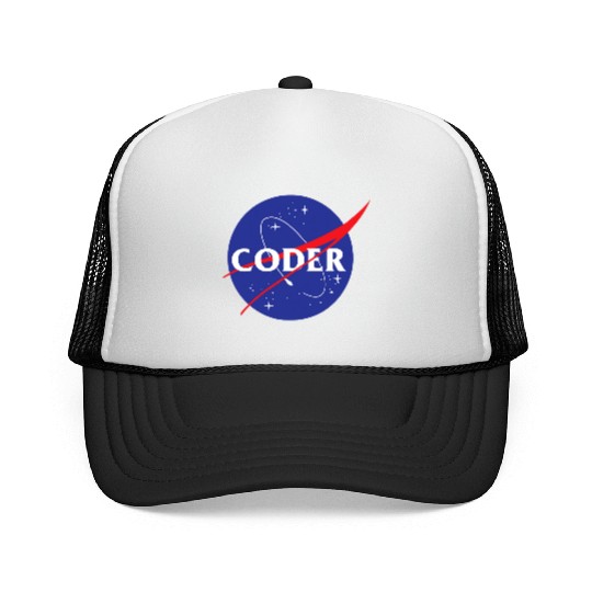 Coder Computer Science Programmer Software Trucker Caps