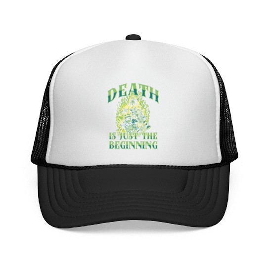 Necromancy Death Is Just The Beginning Necromancer Trucker Caps