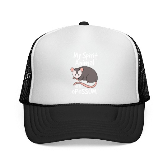 Opossum My rit Animal Is A Opossum Trucker Caps