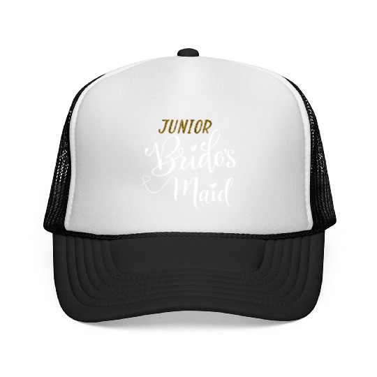 Junior Brides Bachelorette Party Bride Bridesmaids Trucker Caps