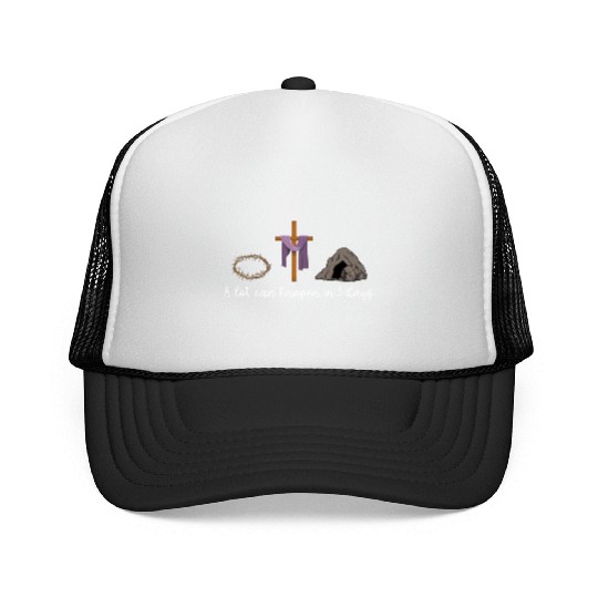 A Lot Can Happen In 3 Days For A Christian Easter Trucker Caps