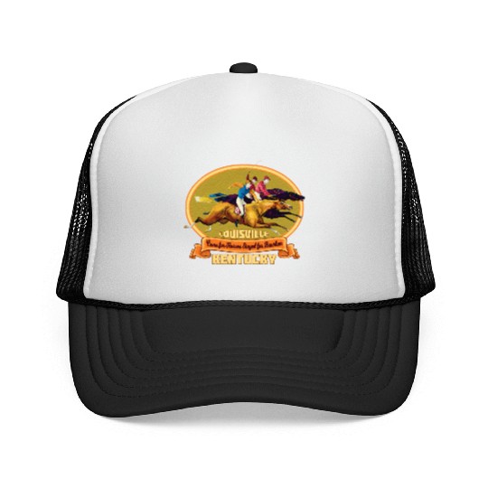 Louisville Kentucky Horse Racing Bourbon Derby Trucker Caps