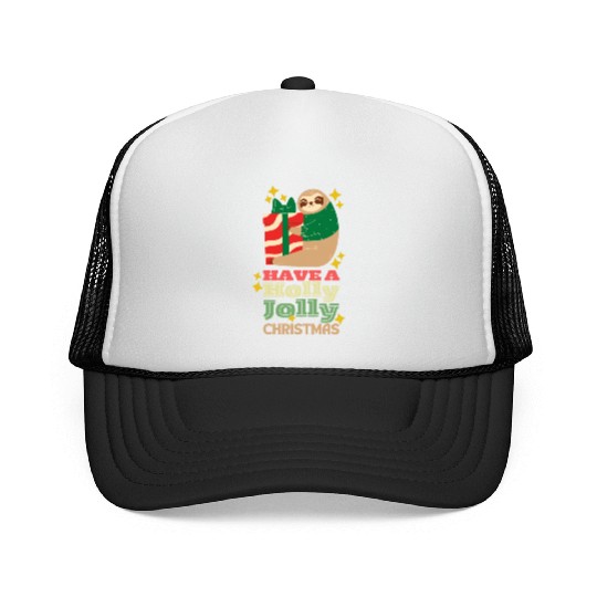 Have A Holly Jolly Christmas Trucker Caps