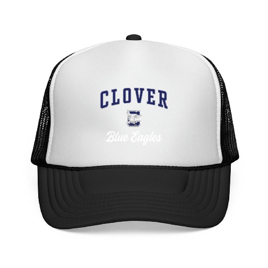 Clover High School Blue Eagles Trucker Caps