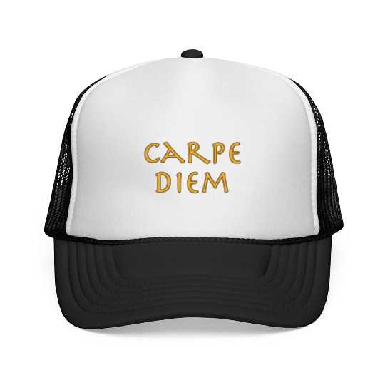 Carpe Diem Happiness Inration For Busy People Trucker Caps