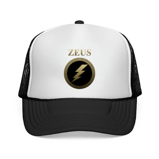 Zeus Ancient Greek God Thunderbolt Trucker Caps