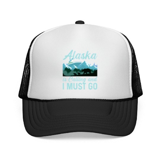 Cruising Alaa Calling Cruise Cruising Trucker Caps