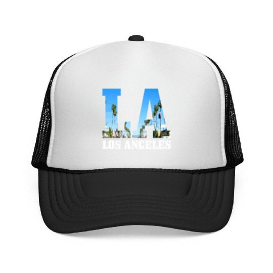 Los Angeles La California Los Angeles Trucker Caps