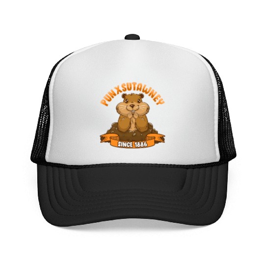 Groundhog Day Phil Ground Hog Punxsutawney Trucker Caps