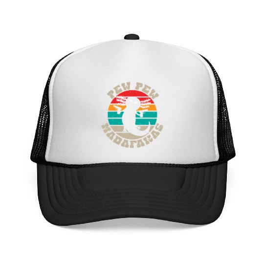 Axolotl Fan Axolotl Pew Pew Madafakas Trucker Caps