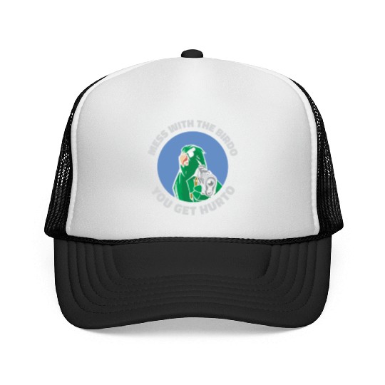 Bird Cartoon Birdwatching Bird Owner Trucker Caps
