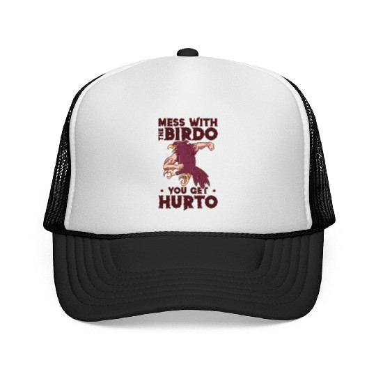 Bird Cartoon Birdwatching Bird Owner Trucker Caps