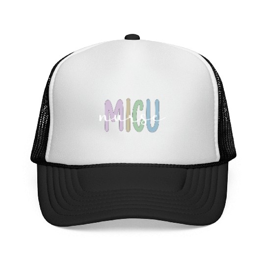 Best Micu Nurse Appreciation Medical Intensive Trucker Caps
