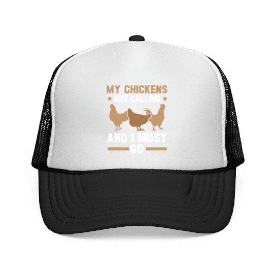 Chicken Farmer Chicken Whisperer Farm Animal Trucker Caps