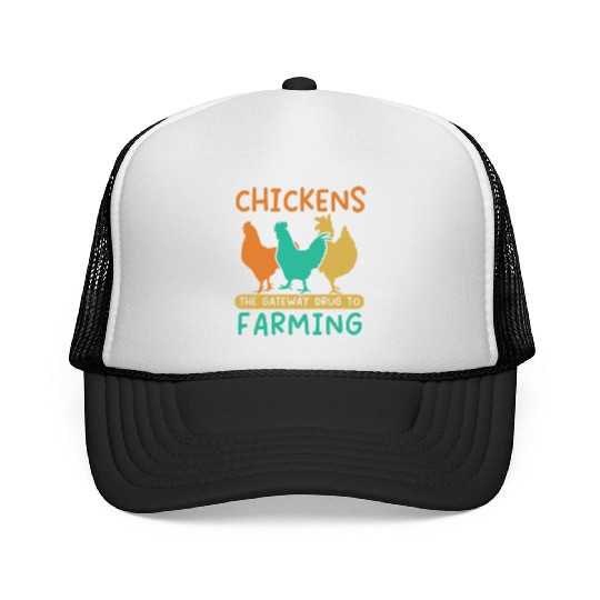 Chicken Farmer Chicken Whisperer Farm Animal Trucker Caps