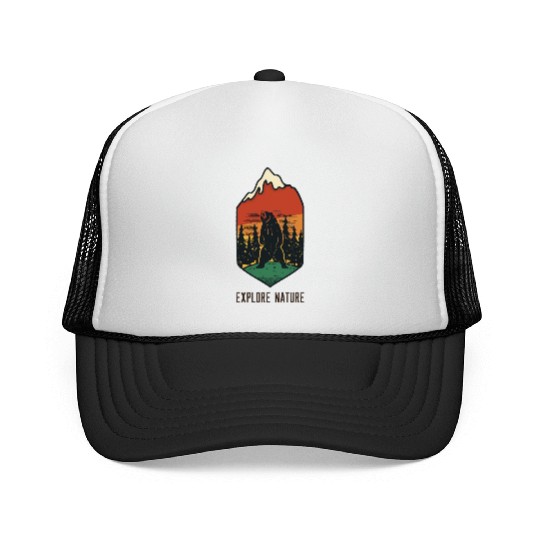 Explore Nature Camping Trucker Caps