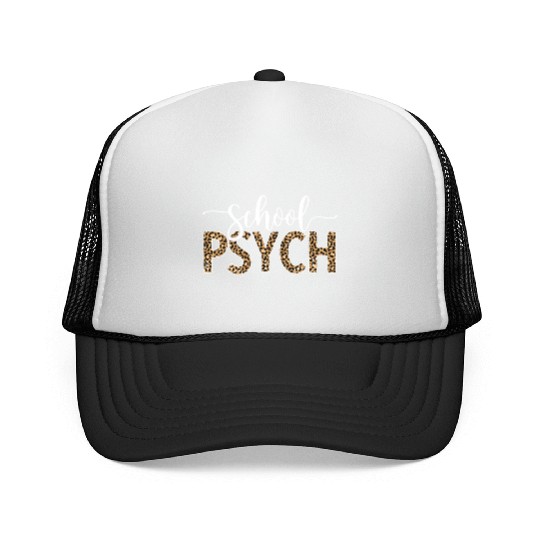 School Psych School Psychologist School Psychology Trucker Caps