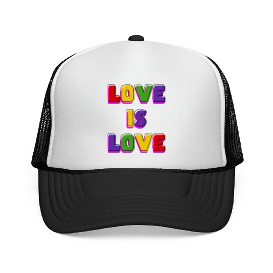 Love is Love Trucker Caps