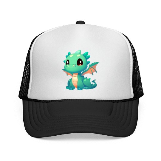 Puppy Dragon Trucker Caps