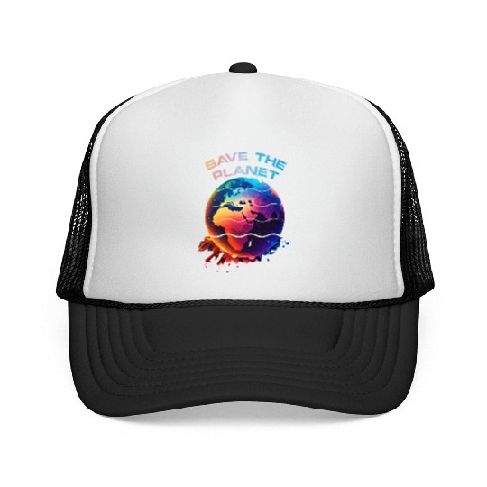 Save the Planet Nature Environment Earth Trucker Caps