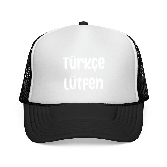 Türkçe Lütfen Turkish Teacher Back To School Trucker Caps
