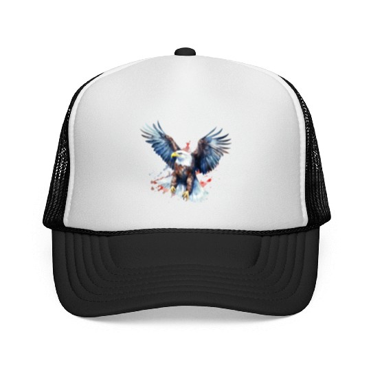 Eagle 4Th July Independent Day Trucker Caps
